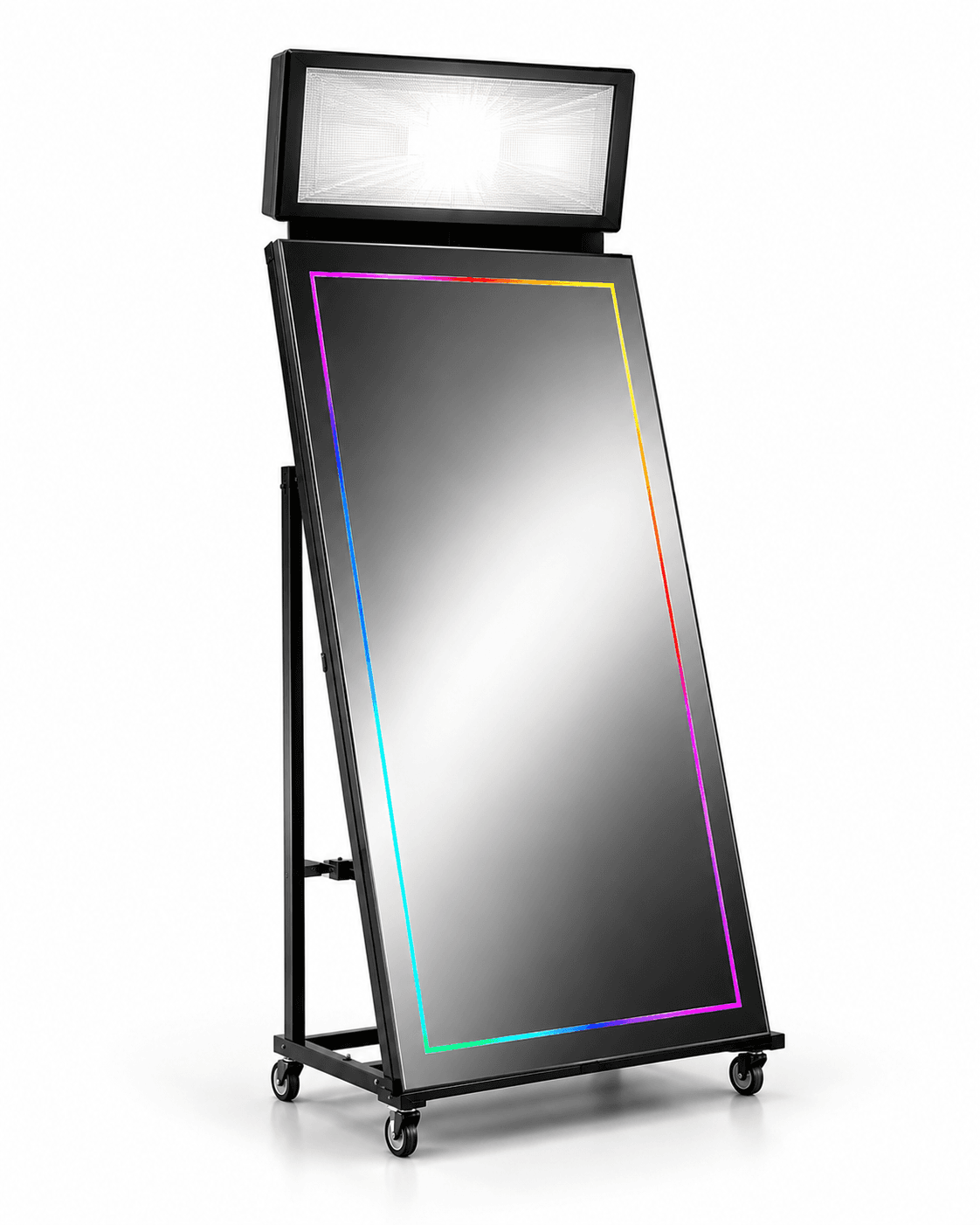 Photobooth Mirror Booth NovaBooth — location de miroir photo pour mariage et soirée d'entreprise en Île-de-France